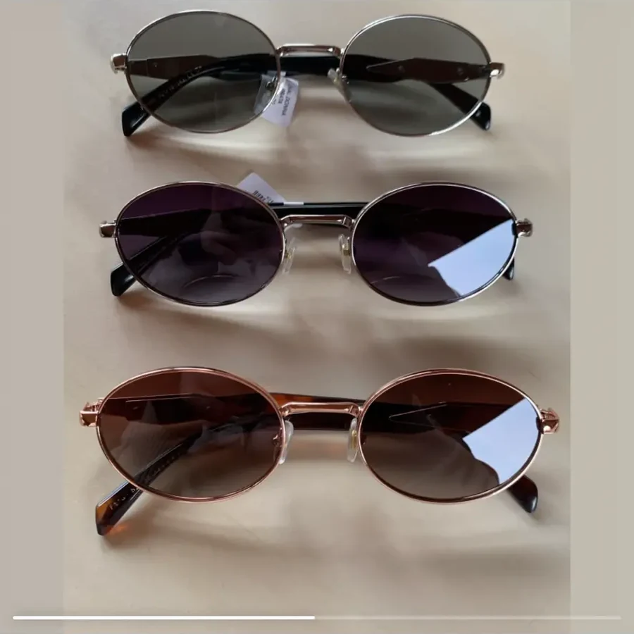 Óculos Metal Oval Donna